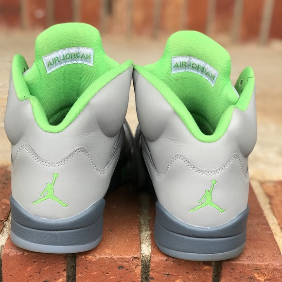 Air Jordan Retro 5 Green Bean Size 10.5 - Picture 4 of 10